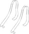 Amosfun 4pcs Sandal Shoe Display Stand Insert Supports Shaper Forms for Women