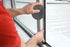 39.4FT Brush Weather Stripping, Self Adhesive Seal Strip for Windows and Doors, Soundproofing, Windproof, Grey