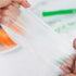 EYAKEG 100pcs Fresh Keeping Bags, Food Covers, Reusable Elastic Food Storage Covers, Plastic Sealing Elastic Stretch