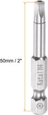 H4 Pentagon Screwdriver Bit 1/4" Hex Shank 2" Length Magnetic Security Screw Driver Power Tool by HARFINGTON