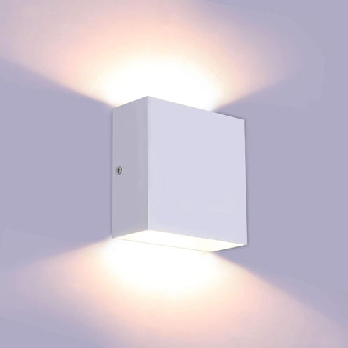 Dimmable 10W O1181TP Lightess Modern Wall Sconce Hardwired, Up Down Wall Mount Lights Indoor Mini Metal LED Wall Lamp