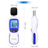 Sound Level Meter Portable LCD Display Digital Decibel Meter Audio Noise Measurement 30-130dBA 1/2 inch Electric Condenser Microphone Decibel Meter