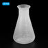 PATIKIL 500ml Plastic Erlenmeyer Flask, Clear, 2 Pack Wide Mouth Conical Flask for Laboratory