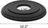 12"OD 3.94"ID HEVSTIL Black Ceiling Medallion PU Ceiling Medallion for Light Fixtures Simple and Modern Ceiling Light
