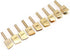 HEEPDD 9Pcs Leather Soldering Tips, Electric Soldering Iron Head Set, Brass Tips from 1mm to 9mm