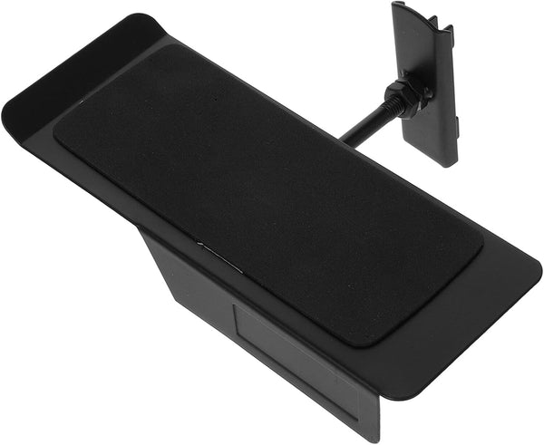 Vaguelly Adjustable Black Metal Wall Mount Shoe Rack for Floating Sneaker Display
