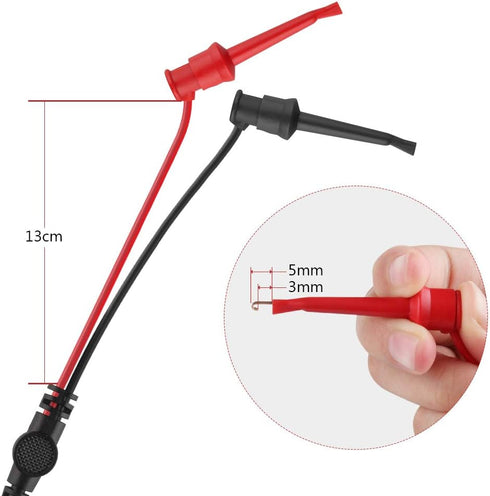 Oscilloscope Probes - BNC to Alligator Clips, Mini Test Clips & BNC Cables (3 Pack)