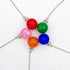 2Pack 12 Inches 3mm Glass Ceiling Fan Pull Chain, Decorative Fan String Pulls Pendant Extension, Beaded Fan Lamp Chains