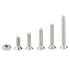Hilitchi 210-Piece Metric M2 Hex Socket Flat Head Bolts Screw Nut Assortment Kit - 304 Stainless Steel