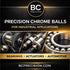 1/2 G25 (0.50), 52100, 25 Pack BC Precision Chrome Steel Bearing Balls AISI Precision Hardened Steel Balls for Bearings