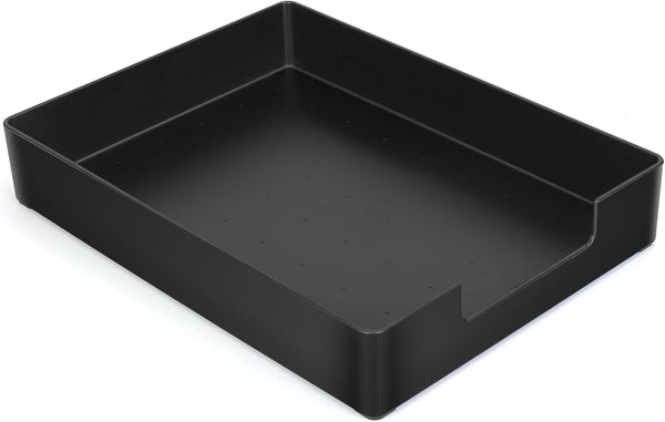 Letter-Size Tray, A4 Plastic Paper Tray, Desk Drawer Organizer, Multi-use Large Storage Basket for Home, Office