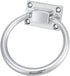 Gsycle (111x56x38mm) Stainless Steel Drop Pull Handle, Shiny Silver Chair Back Ring Pull with Screws for Cabinet, Door