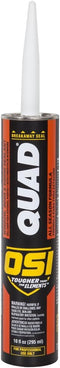 OSI Quad Gray Window, Door and Siding Sealant, 10 fl oz, Cartridge