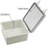 Zulkit Junction Box, ABS Plastic Dustproof Waterproof IP65 Electrical Box, Hinged Shell, Outdoor Universal Project