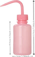 2Pcs 150ml Tattoo Wash Bottle | 5oz Water Squirt Bottle for Medical Succulent Cleaning, Safety Rinse Tools White&Pink