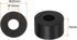 32pcs Rubber Spacer 1 Inch OD 0.4 Inch ID 0.6 Inch Thick Neoprene Round Anti Vibration Isolation Pads for Home Cars