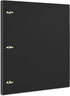 Telescoping 3 Ring Binder, Portable Plastic with Telescoping Spine, Holds 8.5" x 11" Paper for School Office