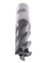 Accusize Industrial Tools 1/2'' Dia, M42 8% Cobalt Tialn Roughing End Mill, 1/2'' Shk Dia, 4 Flute, 1102-0120