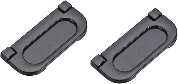 PILYON Drawer Knob 2 Pcs Aluminum Alloy Handle Black Cabinet Bedside Table Drawer