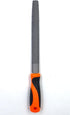 Edward Tools Harden 8" Half-Round Rasp Woodworking File with Rubber Handle - Heavy Duty Carbon Steel - Great for Rapid Removal of Material - Tool is 12" Long with Handle by Edward Tools
