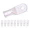 SELTERM 10pcs 1/0 AWG Tinned Copper Wire Lugs, Heavy Duty Battery Cable Ends, UL Marine Grade Connectors