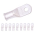 SELTERM 10pcs 1/0 AWG Tinned Copper Wire Lugs, Heavy Duty Battery Cable Ends, UL Marine Grade Connectors