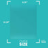Binditek 50 Pack 8 Mil Clear PVC Binding Presentation Covers, Oversized Report Cover for Binding, Unpunched