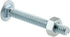 Prime-Line GD 52103 1/4-20 Carriage Bolts and Nuts, Smooth Flat Heads (12 Pack)