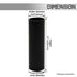 GooChan 2 3 4 6 7 Inch E12 Set 12 (6-Inch 12-Pack) Black Plastic Candle Cover Sleeves,Chandelier Socket