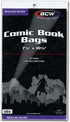 BCW Silver Age Comic Bags, Archival Quality Acid-Free Protection for Comic Books, 500 Pack