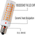 E11 LED Bulb 75W, 100W Halogen Replacement, Warm White 3000K, JD T3 T4 Mini Candelabra Base, 110V, 4 Pack.