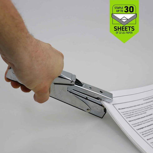 Surbonder Heavy Duty Plier Hand Stapler, Staple up to 30 Sheets, Uses Surebonder #1 and Arrow P22 Staples