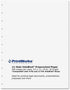 PrintWorks Professional Prepunched Paper, 8.5 x 11, 20 lb, 500 Sheets, White (04330)