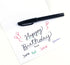 Pentel Sign Felt Tip Pens - Fiber-tipped, Box of 12 Felt Pens, 6 Blue and 6 Black Ink