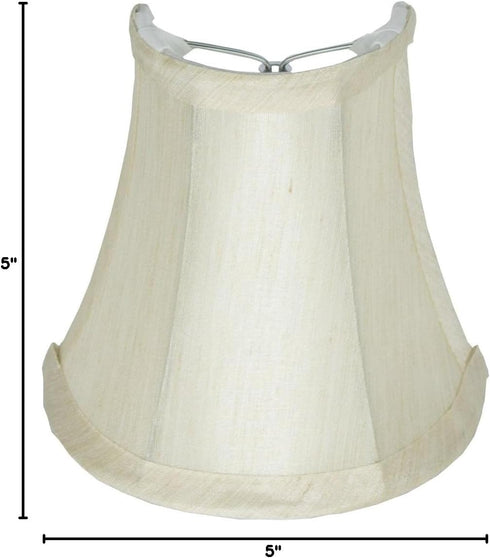 Urbanest 3x5x5" Cream Clip-on Wall Sconce Shade