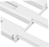 Stylish Metal Bookends - White Desk Organizer for Books