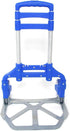 Kcelarec 165 lbs Portable Folding Hand Truck Aluminium Luggage Trolley Cart and Dolly Capacity with Bungee Cord