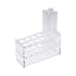 Acrylic Test Tube Holder Rack 12 Sockets for 25ml Centrifuge Tubes Clear (25ml,12 Sockets)