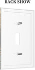 haigof 1 3 5 Inch Swan Paint Light Switch Cover Wall Plate Gang Single Plates Print Faceplate Home Decor X