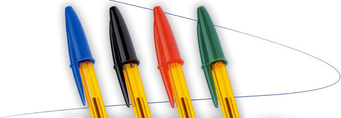 Bic Cristal Fine Ballpoint Pen, Pack of 4 Black