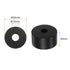 4pcs Rubber Spacer 2 Inch OD 0.47 Inch ID 1.2 Inch Thick Neoprene Round Anti Vibration Isolation Pads Isolator Rubber Washers Bushings for Home Cars Boat Accessories, Black