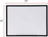 Universal Design Series Deluxe Dry Erase Board, 24 x 18, White Surface with Black Anodized Aluminum Frame