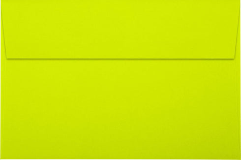 LUXPaper A9 Invitation Envelopes | Peel & Press | 5 3/4" x 8 3/4" | Wasabi Green | 80lb. Text | 50 Qty by LUXPaper