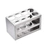 uxcell 304 Stainless Steel Test Tube Holder Lab Stand Rack, 3 Layer, 8 Hole for 26-30mm Tubes