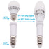 E26 Socket Extender, E26 to E26 Standard Medium Base, 3.7 inch Extension Socket Adapter (3 Pack)