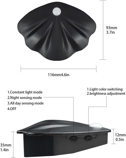 niccryle 3 Motion Sensor Night Light Rechargeable Battery Light Indoor, Light Modes, Long Last Battery, Magnetic Wall