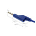 Qingdinu 4 4MM 1M 1000V/15A PCS Dual Stackable Banana Plug Multimeter Test Leads Cable Pure Copper Connector(Blue)
