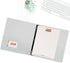 JAM PAPER Clear 2 Inch Plastic Binder - 3 Ring Binder - Sold Individually