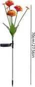 4th Solar Honeybee Flower Stake Lights for Yard Decor, LED Outdoor Waterproof Solar Light for Garden Pathway Light