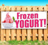 Frozen Yogurt 13 oz Banner | Non-Fabric | Heavy-Duty Vinyl Single-Sided with